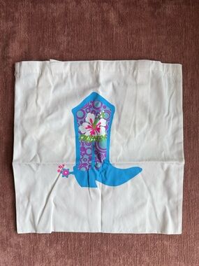Omighty Tote - Floral Cowboy Boot *Brand New*